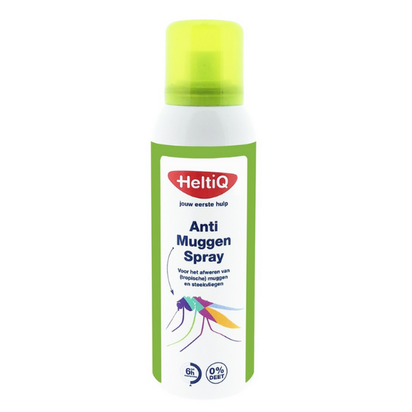 Ongelijkheid canvas spelen HeltiQ Anti Muggen Spray 0% DEET 100ml kopen? |Merkala.nl | Merkala.nl