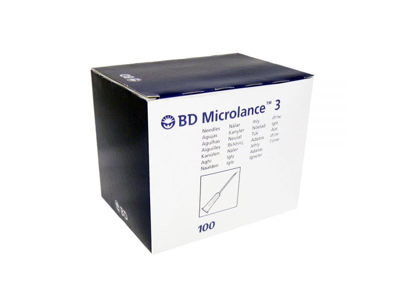 BD Microlance injectienaalden 22G zwart 0,7x30mm