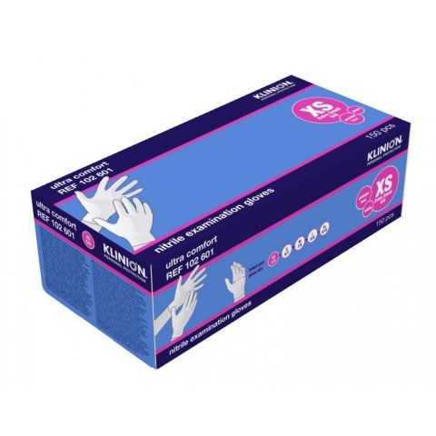 Klinion Ultra Comfort Nitrile handschoenen poedervrij-X-Small