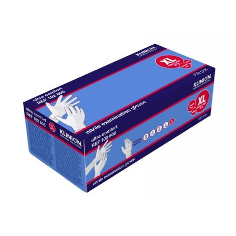 Klinion Ultra Comfort Nitrile handschoenen poedervrij-X-Large