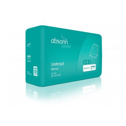 Absorin Comfort onderleggers disposable 60x90cm groen