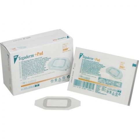 Tegaderm + Pad transparant verband 5x7cm