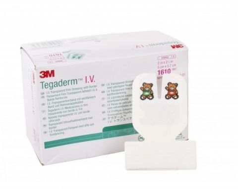 Tegaderm I.V. transparante infuuspleister 5x5,7cm