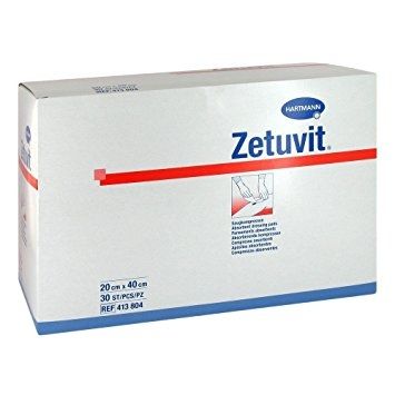 Zetuvit absorberend kompres niet steriel 20x40cm