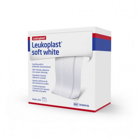 Leukoplast Soft White wondpleister 5m x 8cm