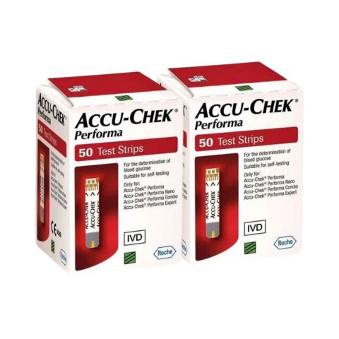Accu Chek Performa actiepakket bundel 2x50 strips
