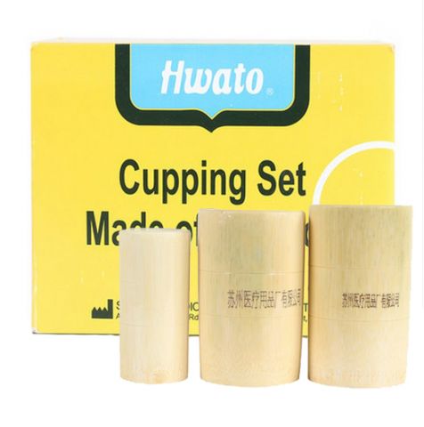 Cupping set bamboe 3-delig 