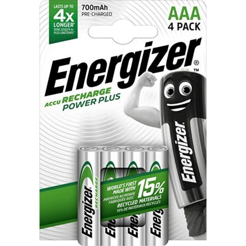 Batterij oplaadbaar AAA (HR03) 4 stuks