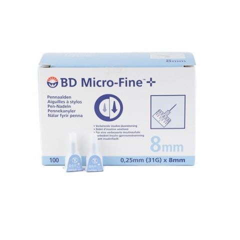 BD Microfine pennaald 0,25 x 8mm (31G)