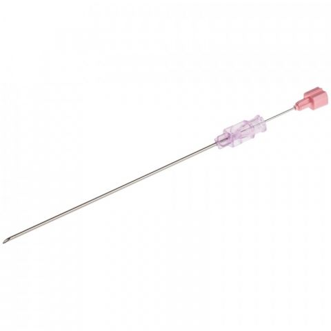 BD Yale spinale naalden met Quincke punt 18G roze 1,2x90mm