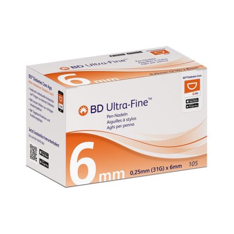 BD Ultra-Fine pennaalden 0,25 x 6mm (31G)