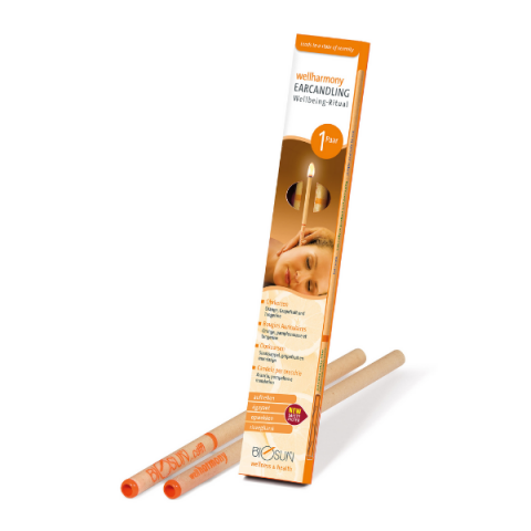 Biosun oorkaarsen Wellharmony Orange 2 stuks