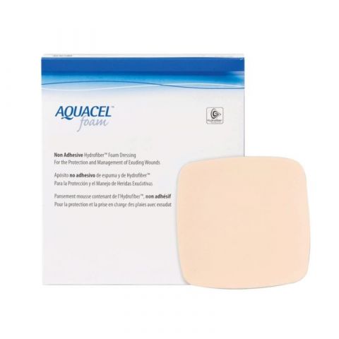 Aquacel Foam niet adhesief schuimverband 5x5cm