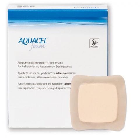 Aquacel Foam adhesief schuimverband 21x21cm