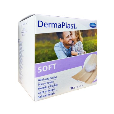 Dermaplast Soft wondpleister 5m x 8cm 