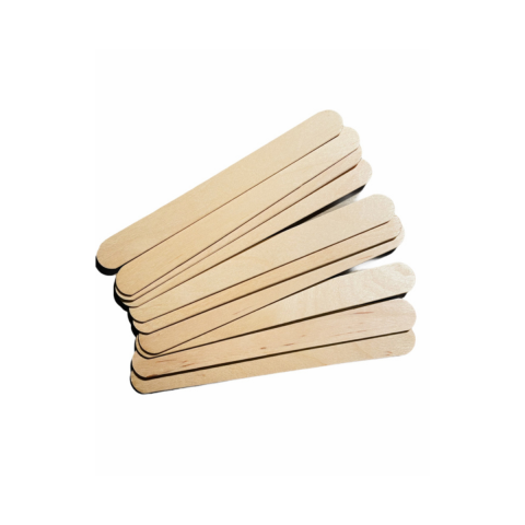 Disposable houten spatels 100 stuks