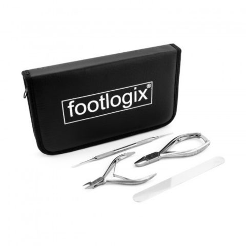 Footlogix Precisie instrumenten set voor pedicures 4 stuks