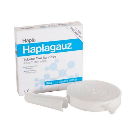 Haplagauz Tubular teen bandage 20 meter Maat 01 