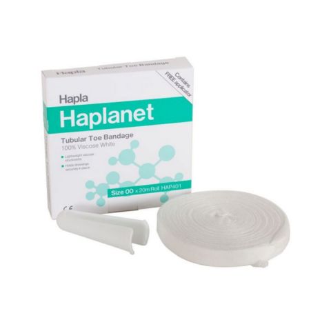 Haplanet buisverband / teenverband 20 meter Maat 00