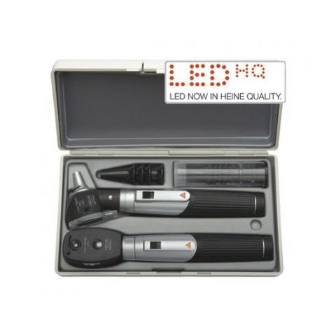 Heine Mini 3000 LED Fiber Optic otoscoop en ophthalmoscoop set