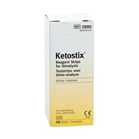 Ketostix (Ketose) urine teststrip 50 stuks