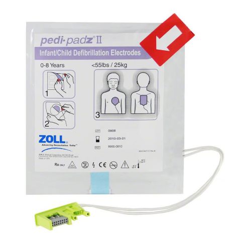 Kinderelektroden voor Zoll AED Plus / Pro