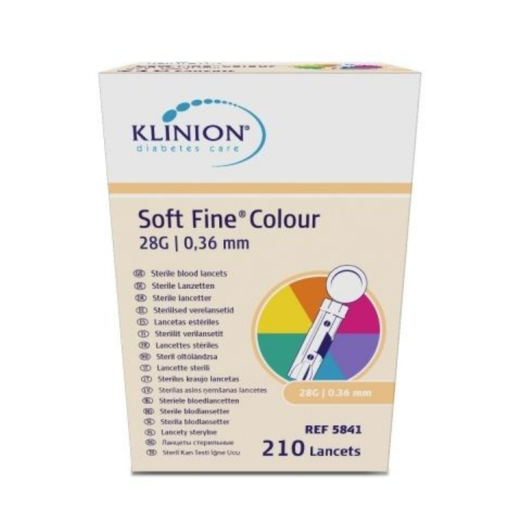 Klinion Diabetes Care Soft fine lancetten 28G 