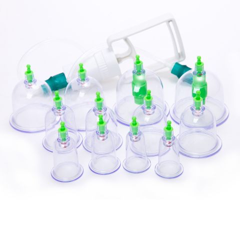 Cupping set plastic 18-delig