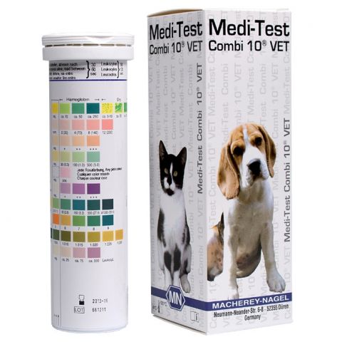 Medi-Test Combi 10 VET (veterinair) urine teststrips