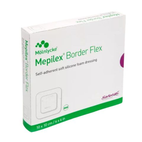 Mepilex Border Flex schuimverband 10x10cm, steriel, 10 stuks