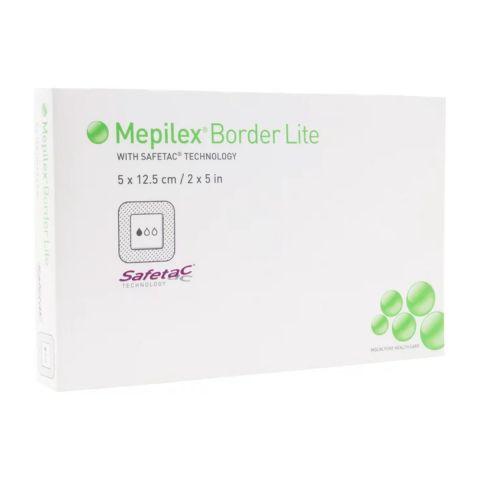 Mepilex Border Lite schuimverband 5x12,5cm 5 stuks