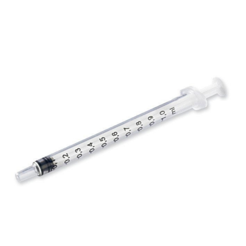 Henke-Ject injectiespuit 1ml U100 tuberculine 3-delig 100 stuks