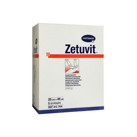Zetuvit absorberend kompres steriel 20x40cm