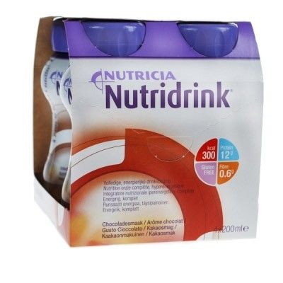 Nutridrink drinkvoeding Chocolade 4x200ml