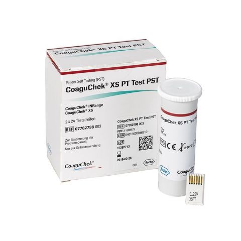 Roche CoaguChek XS PT Test PST 2x24 stuks