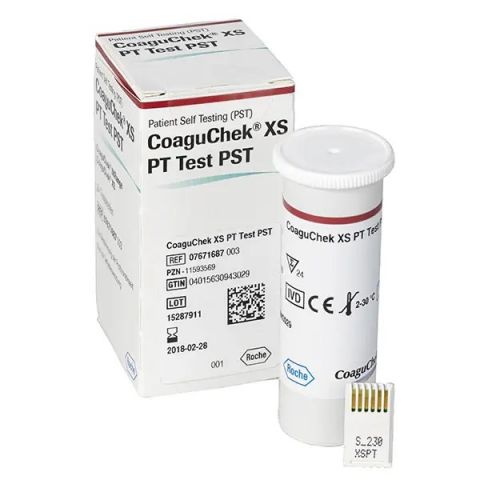 Roche CoaguChek XS PT Test PST 24 stuks