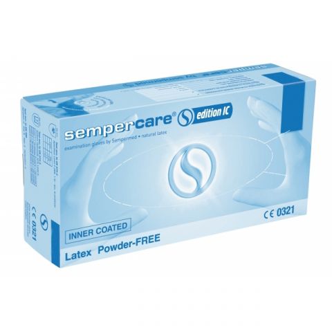 Sempercare Latex handschoenen poedervrij 100 stuks-Large