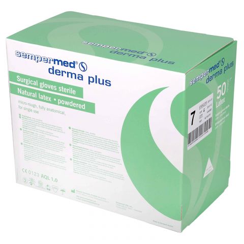 Sempermed DermaPlus O.K. handschoenen steriel 50 paar-Maat 6,5