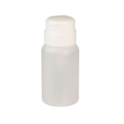 Sibel wit flesje met pomp voor nagellak remover