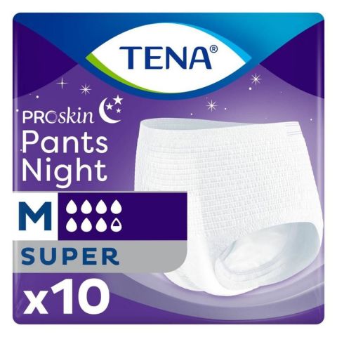 TENA ProSkin Pants Night Super Medium 10 stuks