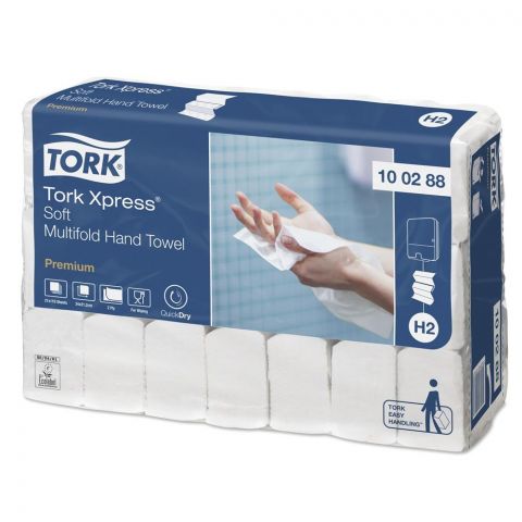 Handdoekjes Tork Premium Soft 2-laags H2 Xpress