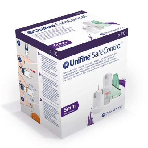 Unifine SafeControl pennaald 0,30 x 5mm (30G) 100 stuks