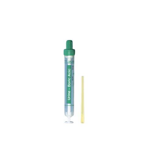 Urine Monovette 10ml Luer 102x15mm met urinestabilisator