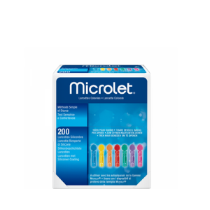  Microlet gekleurde lancetten 200 stuks